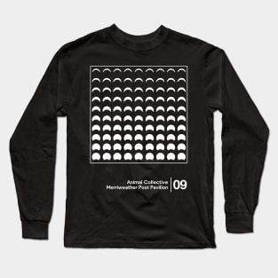 Animal Collective / Minimal Graphic Design Tribute Long Sleeve T-Shirt